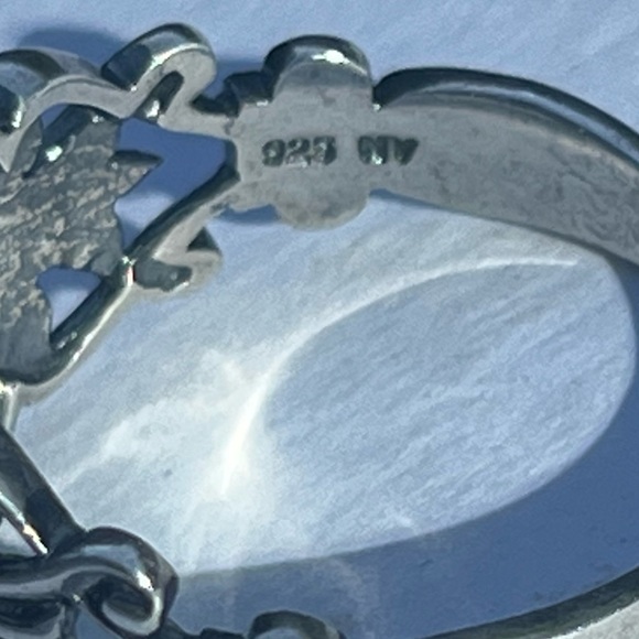 Sterling Silver 925 turquoise ring - Picture 6 of 6